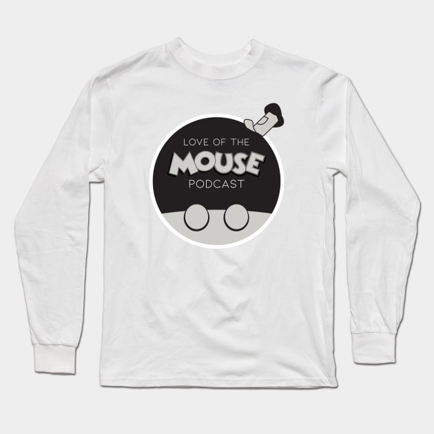 Love of the Mouse Podcast - Steamboat Willie Long Sleeve T-Shirt by Merlino Creative